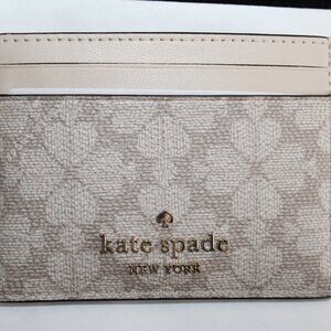 SPADE FLOWER CARD HOLDER BY KATE SPADE-NEW WITH TAGS